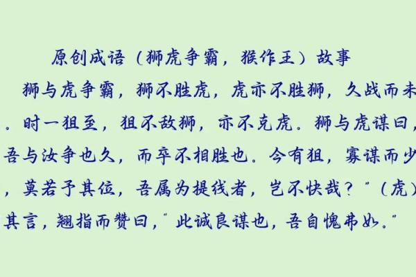 为虎作伥着个成语故事背后所指的生肖动物究竟是哪一个？